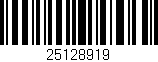 Código de barras (EAN, GTIN, SKU, ISBN): '25128919'