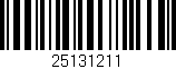 Código de barras (EAN, GTIN, SKU, ISBN): '25131211'