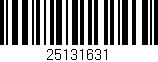 Código de barras (EAN, GTIN, SKU, ISBN): '25131631'
