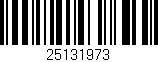 Código de barras (EAN, GTIN, SKU, ISBN): '25131973'