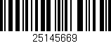 Código de barras (EAN, GTIN, SKU, ISBN): '25145669'