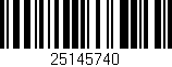 Código de barras (EAN, GTIN, SKU, ISBN): '25145740'