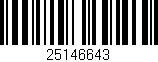 Código de barras (EAN, GTIN, SKU, ISBN): '25146643'