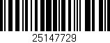 Código de barras (EAN, GTIN, SKU, ISBN): '25147729'