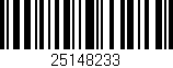 Código de barras (EAN, GTIN, SKU, ISBN): '25148233'