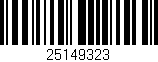 Código de barras (EAN, GTIN, SKU, ISBN): '25149323'