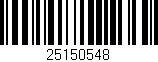 Código de barras (EAN, GTIN, SKU, ISBN): '25150548'