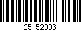 Código de barras (EAN, GTIN, SKU, ISBN): '25152886'