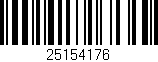 Código de barras (EAN, GTIN, SKU, ISBN): '25154176'