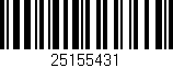 Código de barras (EAN, GTIN, SKU, ISBN): '25155431'