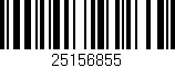 Código de barras (EAN, GTIN, SKU, ISBN): '25156855'