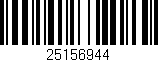 Código de barras (EAN, GTIN, SKU, ISBN): '25156944'