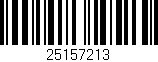 Código de barras (EAN, GTIN, SKU, ISBN): '25157213'