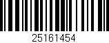 Código de barras (EAN, GTIN, SKU, ISBN): '25161454'