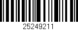 Código de barras (EAN, GTIN, SKU, ISBN): '25249211'