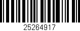Código de barras (EAN, GTIN, SKU, ISBN): '25264917'