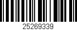 Código de barras (EAN, GTIN, SKU, ISBN): '25269339'