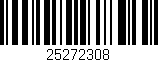Código de barras (EAN, GTIN, SKU, ISBN): '25272308'