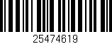 Código de barras (EAN, GTIN, SKU, ISBN): '25474619'