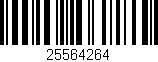 Código de barras (EAN, GTIN, SKU, ISBN): '25564264'