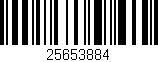 Código de barras (EAN, GTIN, SKU, ISBN): '25653884'