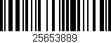 Código de barras (EAN, GTIN, SKU, ISBN): '25653889'