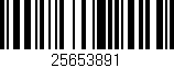 Código de barras (EAN, GTIN, SKU, ISBN): '25653891'