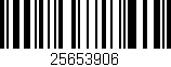 Código de barras (EAN, GTIN, SKU, ISBN): '25653906'
