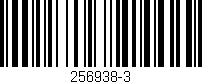 Código de barras (EAN, GTIN, SKU, ISBN): '256938-3'