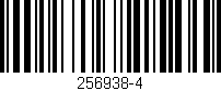 Código de barras (EAN, GTIN, SKU, ISBN): '256938-4'
