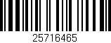 Código de barras (EAN, GTIN, SKU, ISBN): '25716465'