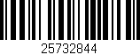 Código de barras (EAN, GTIN, SKU, ISBN): '25732844'