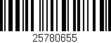 Código de barras (EAN, GTIN, SKU, ISBN): '25780655'