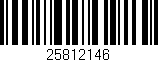 Código de barras (EAN, GTIN, SKU, ISBN): '25812146'
