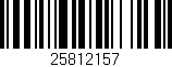 Código de barras (EAN, GTIN, SKU, ISBN): '25812157'