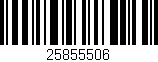 Código de barras (EAN, GTIN, SKU, ISBN): '25855506'