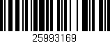 Código de barras (EAN, GTIN, SKU, ISBN): '25993169'