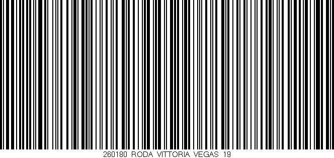Código de barras (EAN, GTIN, SKU, ISBN): '260180_RODA_VITTORIA_VEGAS_19'