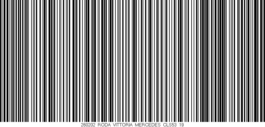 Código de barras (EAN, GTIN, SKU, ISBN): '260202_RODA_VITTORIA_MERCEDES_CLS53_19'