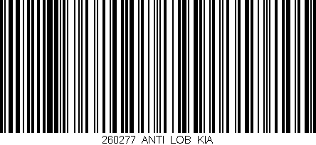 Código de barras (EAN, GTIN, SKU, ISBN): '260277_ANTI_LOB_KIA'