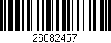 Código de barras (EAN, GTIN, SKU, ISBN): '26082457'