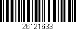 Código de barras (EAN, GTIN, SKU, ISBN): '26121633'