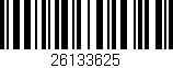 Código de barras (EAN, GTIN, SKU, ISBN): '26133625'