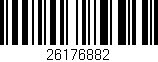 Código de barras (EAN, GTIN, SKU, ISBN): '26176882'
