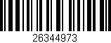 Código de barras (EAN, GTIN, SKU, ISBN): '26344973'