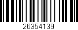 Código de barras (EAN, GTIN, SKU, ISBN): '26354139'