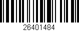 Código de barras (EAN, GTIN, SKU, ISBN): '26401484'