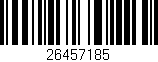 Código de barras (EAN, GTIN, SKU, ISBN): '26457185'