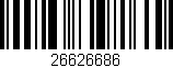 Código de barras (EAN, GTIN, SKU, ISBN): '26626686'