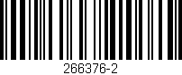 Código de barras (EAN, GTIN, SKU, ISBN): '266376-2'